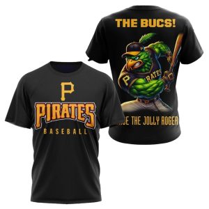 Pittsburgh Pirates The Bucs Mascot All-Over Print T-Shirt