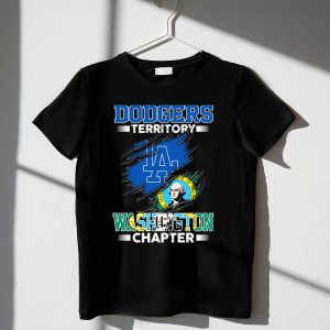 Los Angeles Dodgers Territory Washington Chapter State Seal T-Shirt