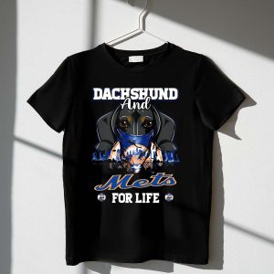 Dachshund And New York Mets Forever T-Shirt - Perfect Pet Fan Tee