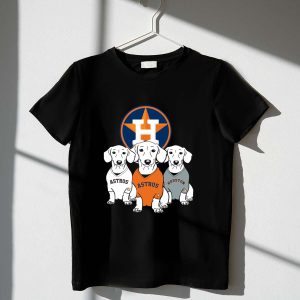 Dachshund Dog Houston Astros Baseball T-Shirt For Fans