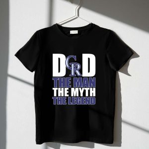 Colorado Rockies Dad T-Shirt - The Man, The Myth, The Legend Design
