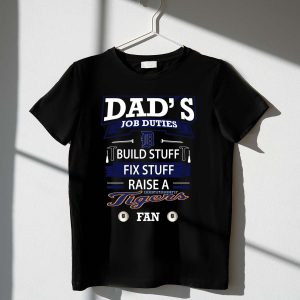 Detroit Tigers Dad T-Shirt: Celebrate Your Passion For Family And Baseball