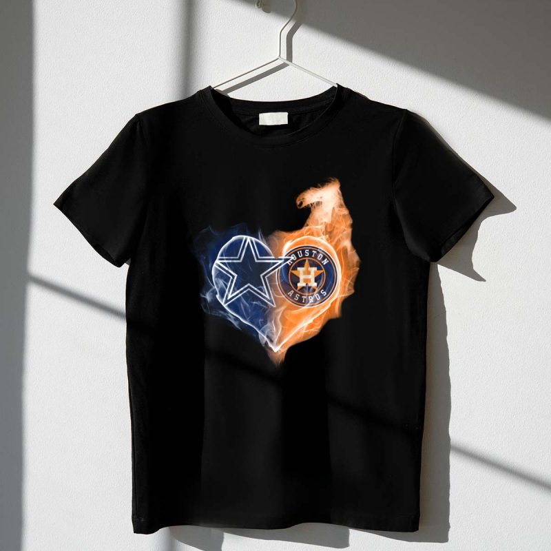Dallas Cowboys Houston Astros Heartfire Collaboration T Shirt t shirt 1 1