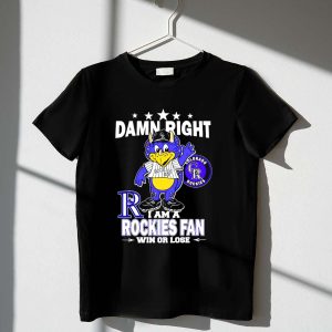 Colorado Rockies Mascot T-Shirt - Perfect For Fans Win Or Lose