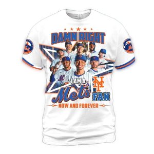 New York Mets Fan Forever All-Over Print T-Shirt For True Supporters
