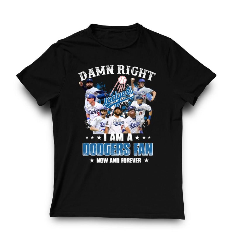 Dodgers Fan Forever Signature T-Shirt - Perfect for True Fans! - Image 3