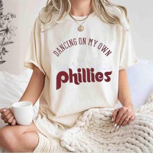 Phillies Graphic T-Shirt - Dancing on My Own Design for Fans