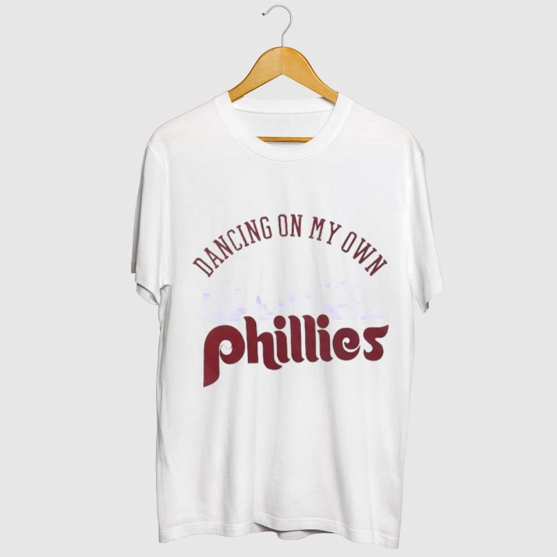 Phillies Graphic T-Shirt - Dancing on My Own Design for Fans - Image 2