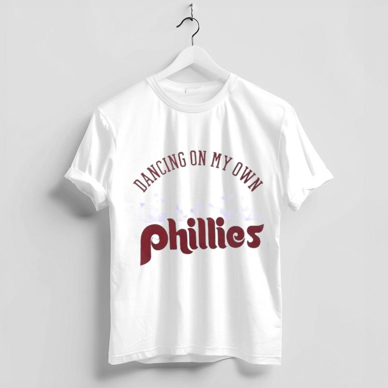 Phillies Graphic T-Shirt - Dancing on My Own Design for Fans - Image 4