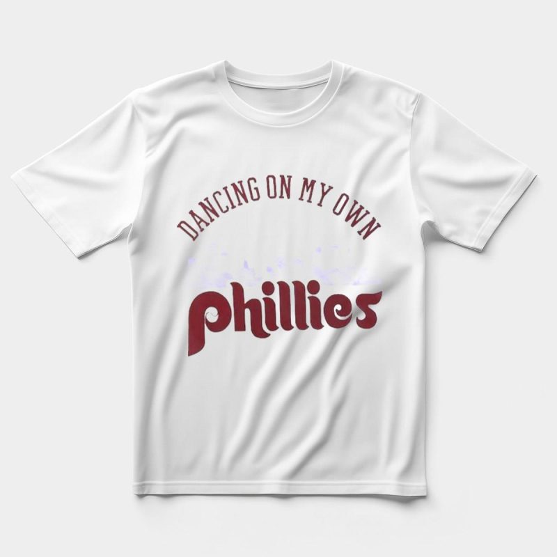 Phillies Graphic T-Shirt - Dancing on My Own Design for Fans - Image 5