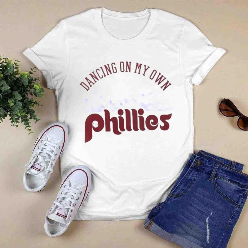 Phillies Graphic T-Shirt - Dancing on My Own Design for Fans - Image 6