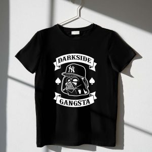 Darkside Gangsta Darth Vader Ny Yankees Graphic T-Shirt