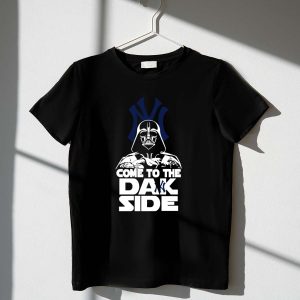 Darth Vader Dark Side New York Yankees Iconic Crossover T-Shirt