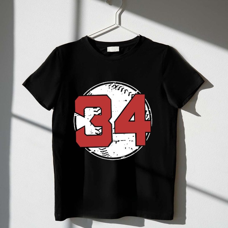 David Ortiz Big Papi Boston Red Sox Number 34 Retirement Baseball T Shirt t shirt 1 1