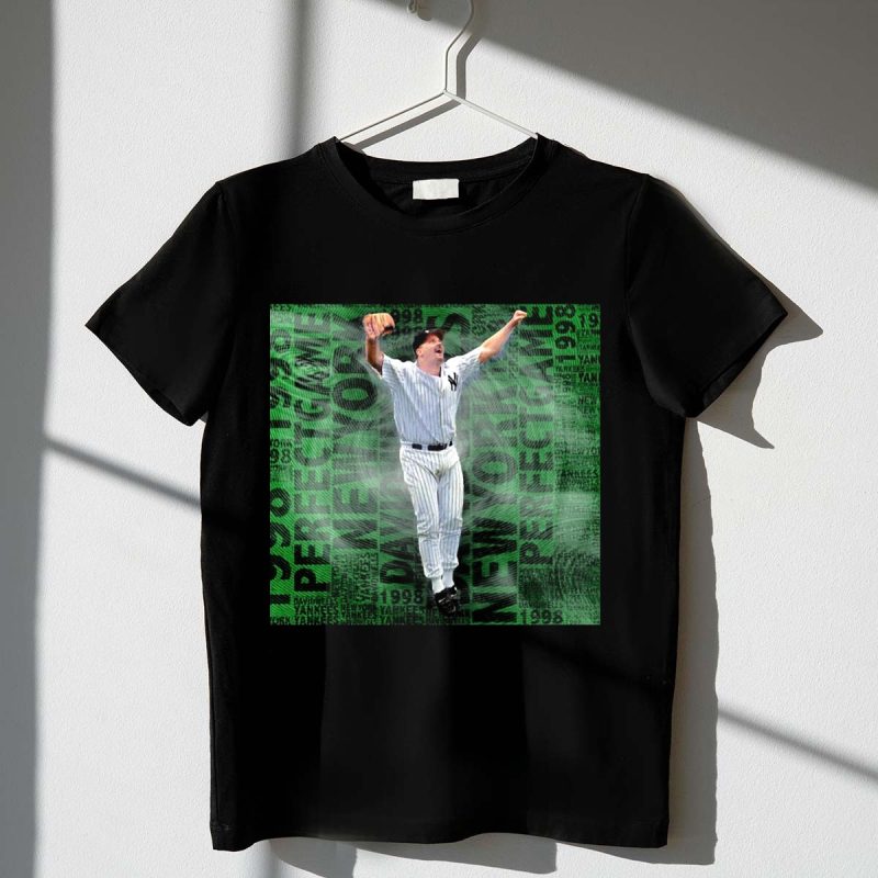 David Wells 1998 New York Yankees Perfect Game T Shirt t shirt 1 1