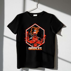 Deadpool Baltimore Orioles Logo Fan T-Shirt – Perfect For Mlb Supporters