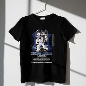 Derek Jeter Signature T-Shirt | 1995-2014 Thank You For The Memories