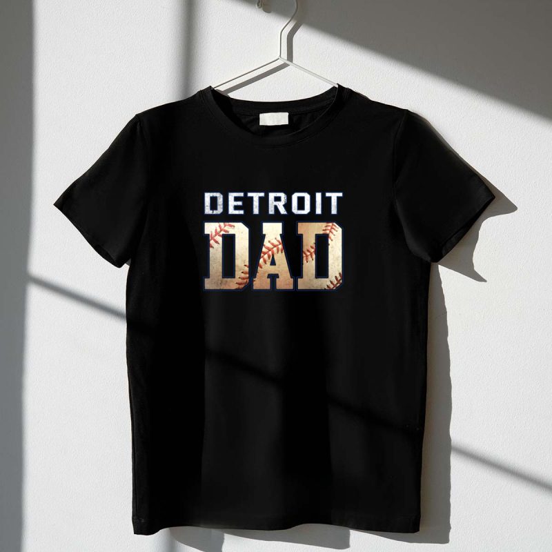 Detroit Dad Baseball Detroit Tigers Club Dad T Shirt t shirt 1 1