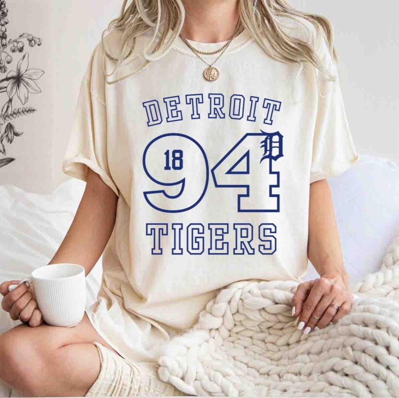Detroit Tigers 1894 Vintage Sports Team T Shirt t shirt 1 1