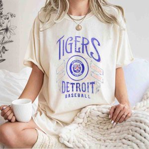 Detroit Tigers Est 1901 Baseball T-Shirt - American League Fan Apparel