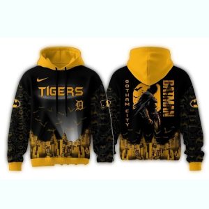 Detroit Tigers Batman All-Over Print Game Night Hoodie For Fans
