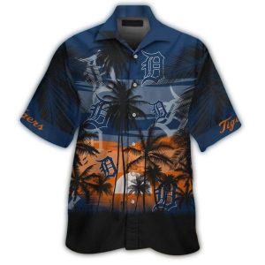 Detroit Tigers Coconut Dawn Hawaiian Shirt - Perfect Beachwear For Fans