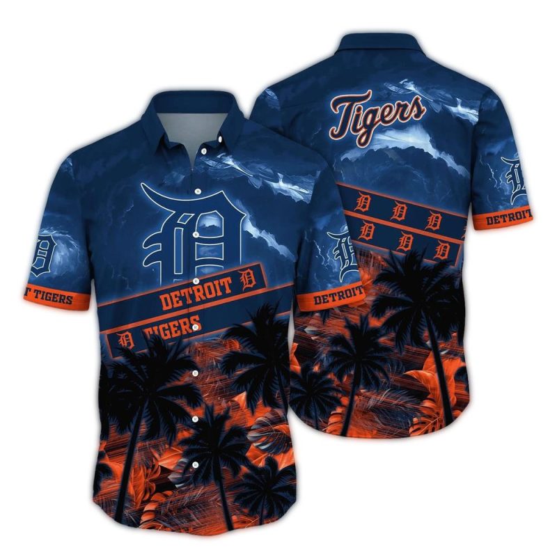 Detroit Tigers Coconut Tropical Hawaiian Shirt 1