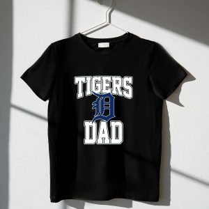 Detroit Tigers Dad Logo T-Shirt - Ideal Gift For Baseball Fans