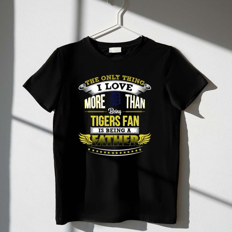 Detroit Tigers Fan Fatherhood Celebration with Iconic T Shirt t shirt 1 1