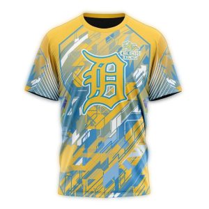 Detroit Tigers Fearless Against Childhood Cancer All-Over Print T-Shirt