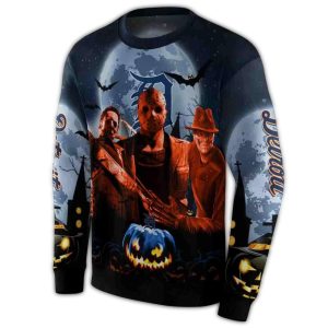 Detroit Tigers Halloween Vibes Ugly Sweater For Friends Fans