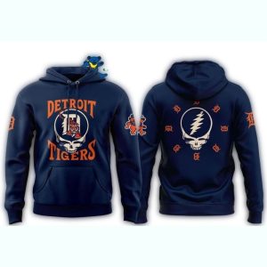 Detroit Tigers Grateful Dead All-Over Print Hoodie For Fans