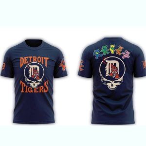 Detroit Tigers Grateful Dead All Over Print T-Shirt For Fans