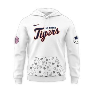 Detroit Tigers Hello Kitty All-Over Print Hoodie For Night Games