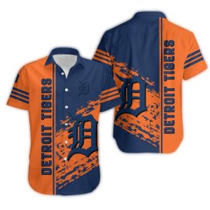 Detroit Tigers Hawaiian Shirt - In My Heart Design For Fans