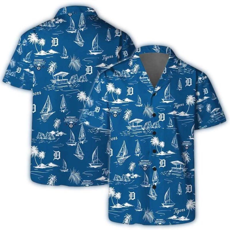 Detroit Tigers Island Breeze Hawaiian Shirt 1