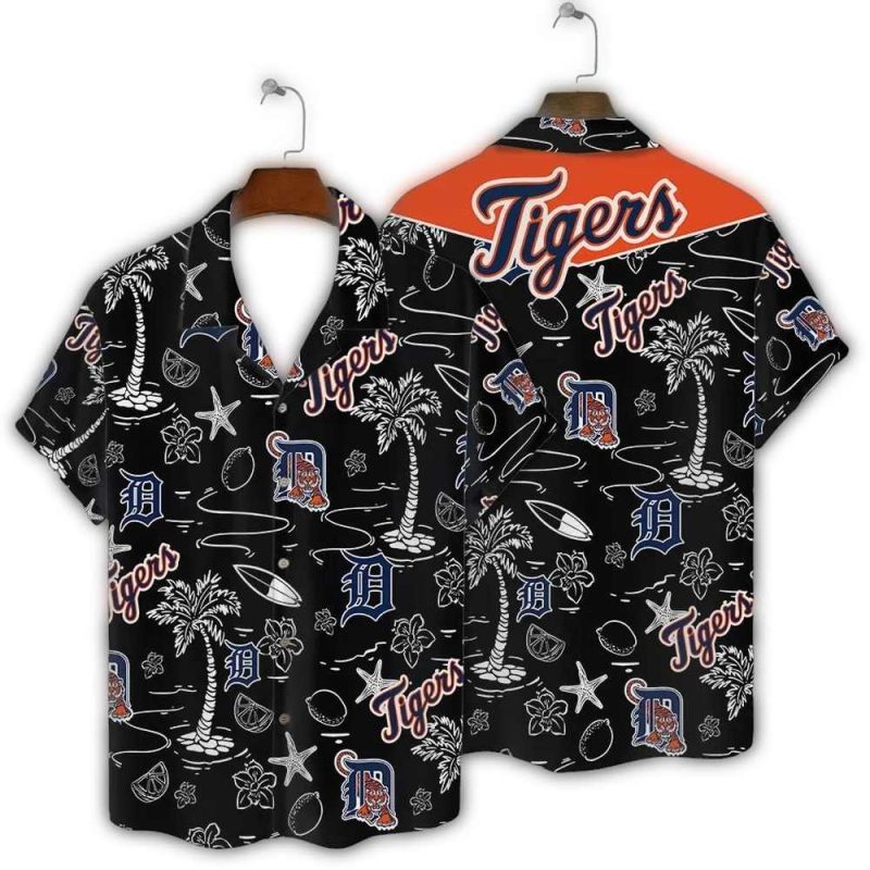 Detroit Tigers Island Vibes Hawaiian Shirt 1