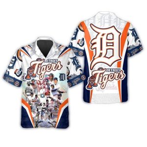 Detroit Tigers Legends Collage Hawaiian Shirt For Fans And Collectors