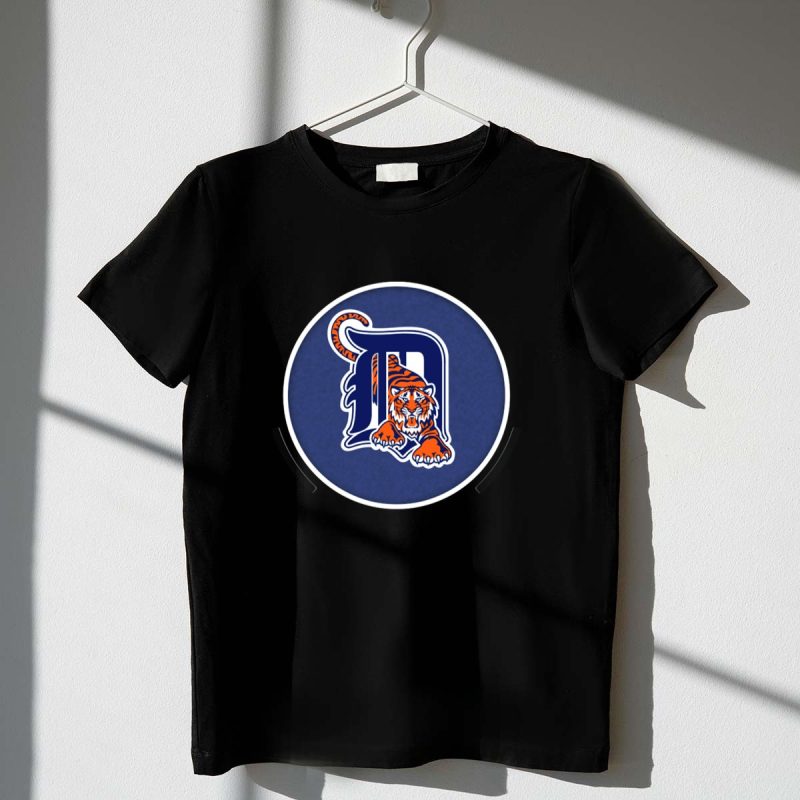 Detroit Tigers Logo with Iconic D and Fierce Tiger T Shirt t shirt 1 1