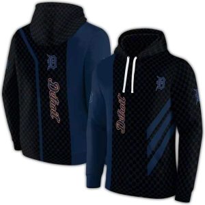 Detroit Tigers Monogram All-Over Print Hoodie For Fans