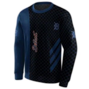 Detroit Tigers Monogram Ugly Sweater For Fans And Enthusiasts