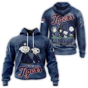 Detroit Tigers Peanuts All-Over Print Hoodie For Fans And Collectors