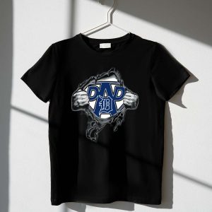 Detroit Tigers Super Dad Logo T-Shirt - Ideal Father'S Day Gift