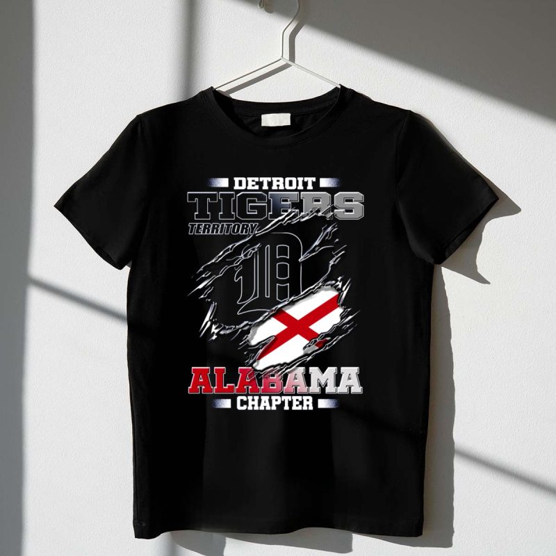 Detroit Tigers Territory Alabama Chapter T Shirt t shirt 1 1