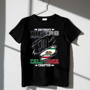 Detroit Tigers California Chapter Fan T-Shirt - Official Team Merchandise