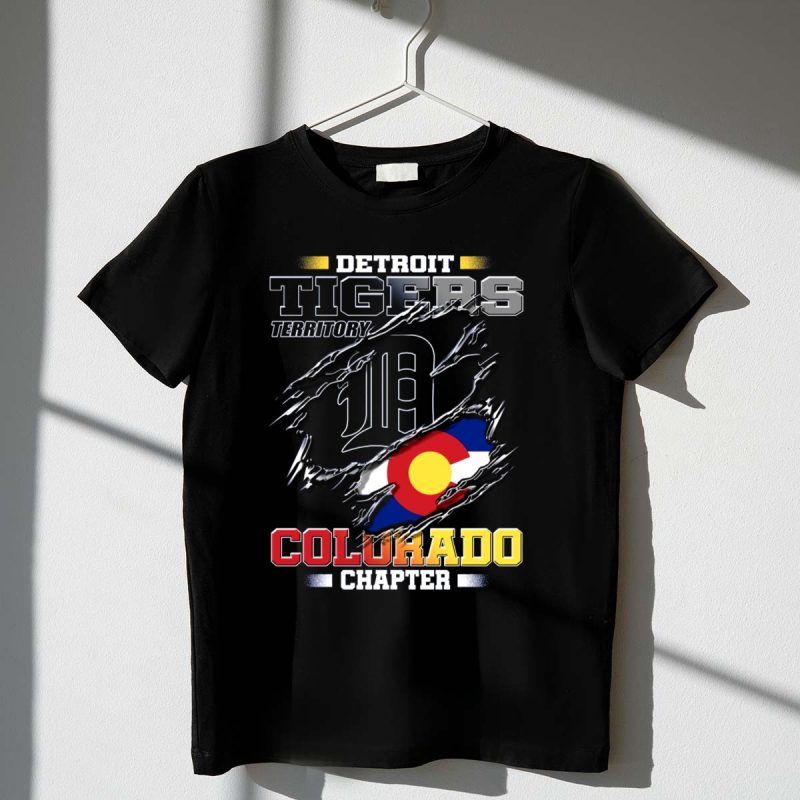 Detroit Tigers Territory Colorado Chapter T Shirt t shirt 1 1