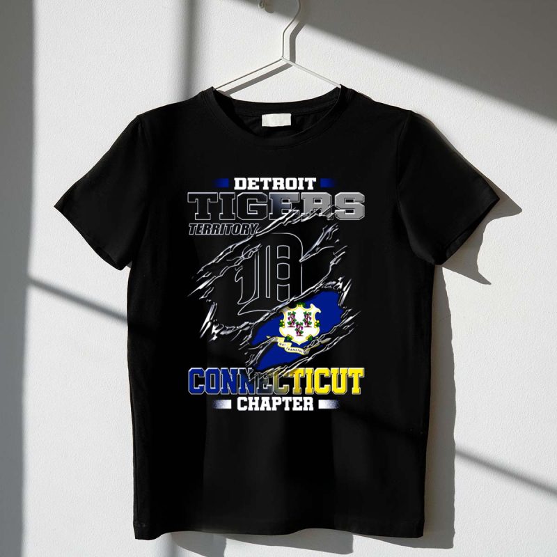 Detroit Tigers Territory Connecticut Chapter T Shirt t shirt 1 1
