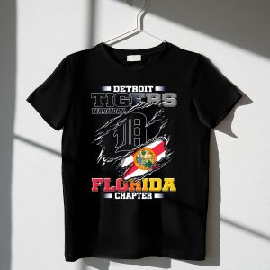 Men'S Detroit Tigers Florida Chapter T-Shirt - Official Sports Apparel