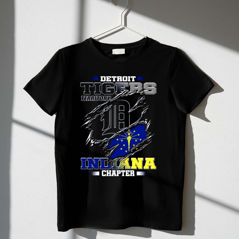 Detroit Tigers Territory Indiana Chapter T Shirt t shirt 1 1