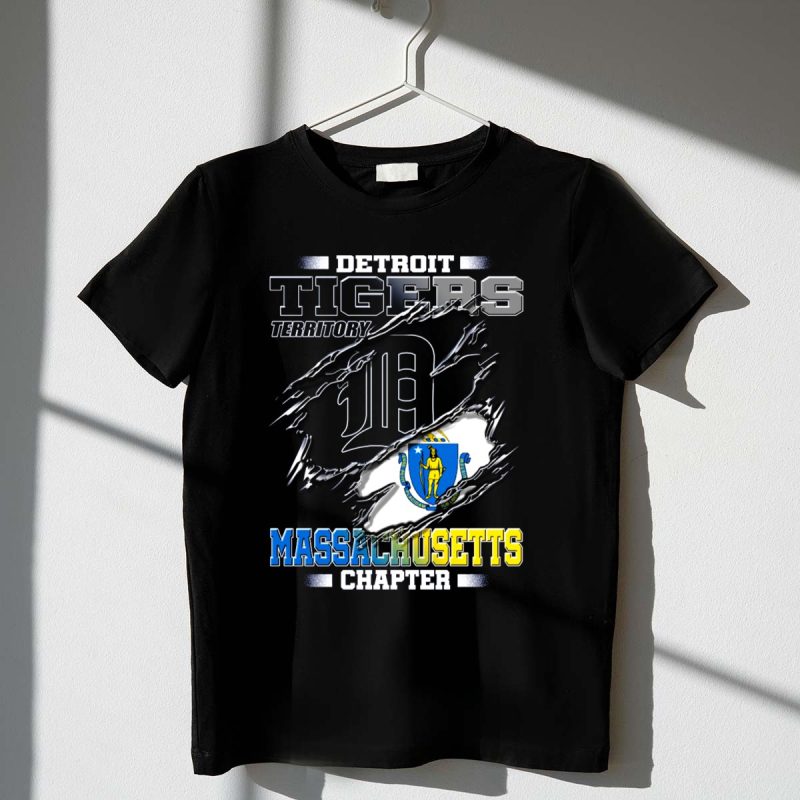 Detroit Tigers Territory Massachusetts Chapter T Shirt t shirt 1 1